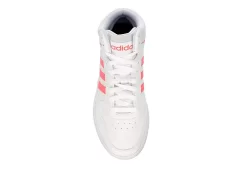 Adidas Womens Hoops 3.0 Mid Top Sneaker - White -Shoe Shop US 01 400745 05