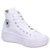 Converse Womens Chuck Taylor All Star Move High Top Sneaker - White -Shoe Shop US 01 400794 00