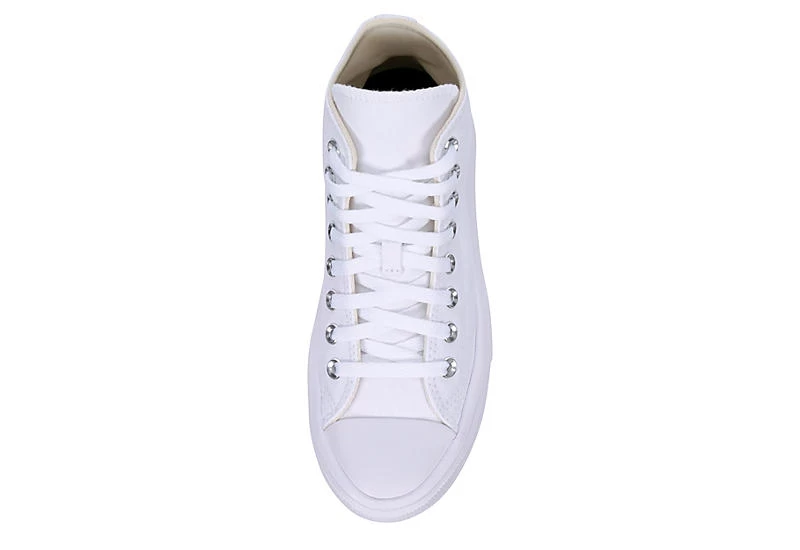 Converse Womens Chuck Taylor All Star Move High Top Sneaker - White 8 Converse Womens Chuck Taylor All Star Move High Top Sneaker - White - Image 6
