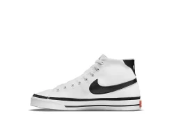 Nike Womens Court Legacy Mid Sneaker - White -Shoe Shop US 01 400889 02
