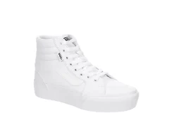 Vans Womens Filmore High Top Platform Sneaker - White