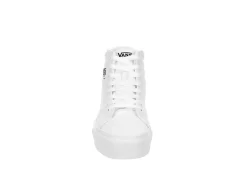 Vans Womens Filmore High Top Platform Sneaker - White 11 Vans Womens Filmore High Top Platform Sneaker - White -Shoe Shop US 01 400983 02