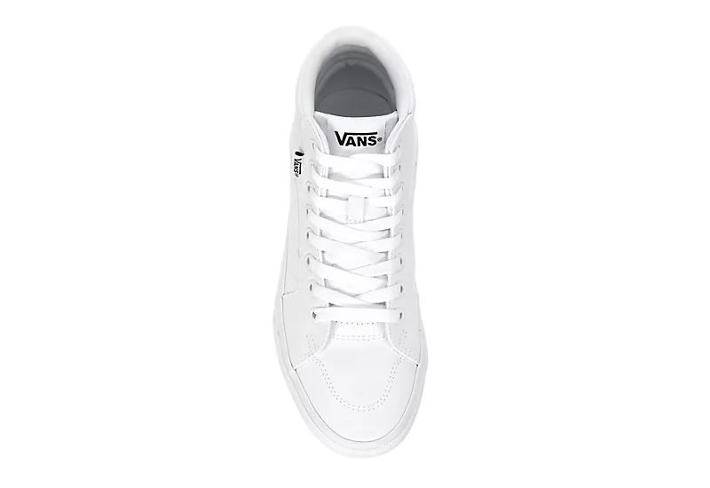 Vans Womens Filmore High Top Platform Sneaker - White 8 Vans Womens Filmore High Top Platform Sneaker - White - Image 6