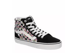 Vans Womens Filmore High Top Sneaker - Black