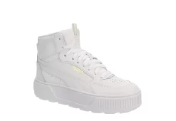 Puma Womens Karmen Rebelle Mid Sneaker - White