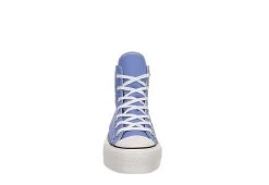 Converse Womens Chuck Taylor All Star High Top Platform Sneaker - Light Blue -Shoe Shop US 01 401339 02