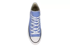 Converse Womens Chuck Taylor All Star High Top Platform Sneaker - Light Blue -Shoe Shop US 01 401339 05