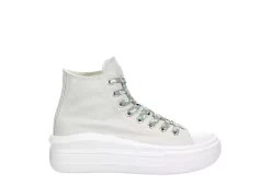 Converse Womens Chuck Taylor All Star Move High Top Sneaker - Bone -Shoe Shop US 01 401340 01