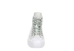 Converse Womens Chuck Taylor All Star Move High Top Sneaker - Bone -Shoe Shop US 01 401340 02