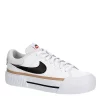 Nike Womens Court Legacy Lift Sneaker - White 1 Nike Womens Court Legacy Lift Sneaker - White -Shoe Shop US 01 401377 00