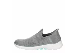 Skechers Womens Go Walk 6 Quick Fit Slip-ins Walking Shoe - Grey 12 Skechers Womens Go Walk 6 Quick Fit Slip-ins Walking Shoe - Grey -Shoe Shop US 01 401390 03