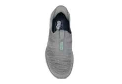Skechers Womens Go Walk 6 Quick Fit Slip-ins Walking Shoe - Grey 14 Skechers Womens Go Walk 6 Quick Fit Slip-ins Walking Shoe - Grey -Shoe Shop US 01 401390 05