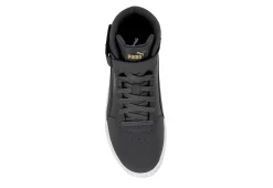 Puma Womens Carina 2.0 Chevron Mid Sneaker - Dark Grey -Shoe Shop US 01 401446 05