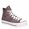 Converse Womens Chuck Taylor All Star High Top Platform Sneaker - Burgundy -Shoe Shop US 01 401475 00