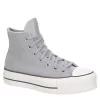 Converse Womens Chuck Taylor All Star High Top Platform Sneaker - Pale Grey
