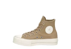 Converse Womens Chuck Taylor All Star High Top Platform Sneaker - Khaki -Shoe Shop US 01 401482 03