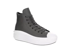 Converse Womens Chuck Taylor All Star Move High Top Sneaker - Dark Grey