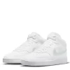 Nike Womens Court Vision Mid Sneaker - White 1 Nike Womens Court Vision Mid Sneaker - White -Shoe Shop US 01 401631 00