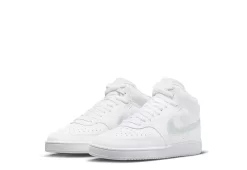 Nike Womens Court Vision Mid Sneaker - White