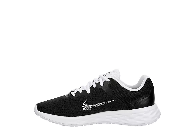 Nike Womens Revolution 6 Running Shoe - Black 6 Nike Womens Revolution 6 Running Shoe - Black - Image 4