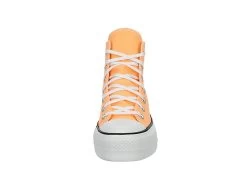 Converse Womens Chuck Taylor All Star High Top Platform Sneaker - Orange -Shoe Shop US 01 401714 02