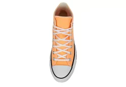 Converse Womens Chuck Taylor All Star High Top Platform Sneaker - Orange -Shoe Shop US 01 401714 05