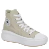 Converse Womens Chuck Taylor All Star Move High Top Sneaker - Stone