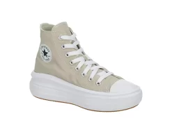 Converse Womens Chuck Taylor All Star Move High Top Sneaker - Stone