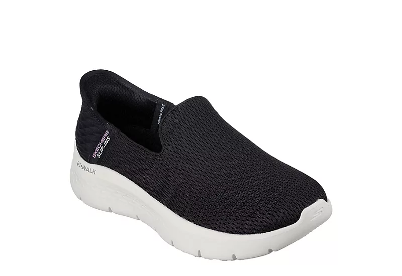 Skechers Womens Go Walk Flex Slip-ins Walking Shoe - Black 3 Skechers Womens Go Walk Flex Slip-ins Walking Shoe - Black