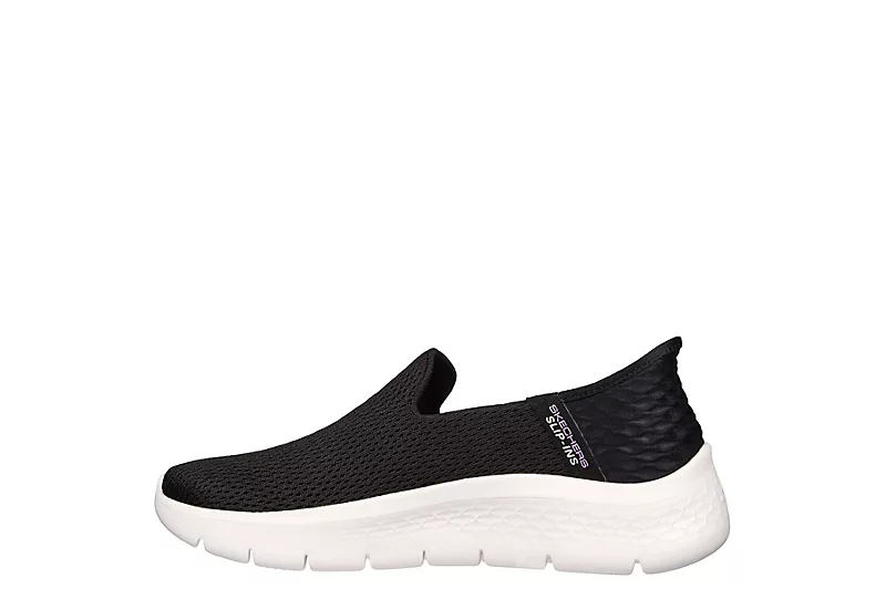 Skechers Womens Go Walk Flex Slip-ins Walking Shoe - Black 5 Skechers Womens Go Walk Flex Slip-ins Walking Shoe - Black - Image 3