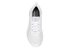 Skechers Womens Arch Fit Lace Up Sneaker - White -Shoe Shop US 01 401756 05