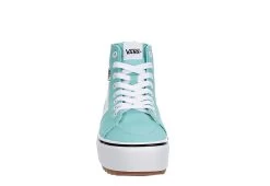 Vans Womens Filmore High Top Tapered Platform Sneaker - Aqua -Shoe Shop US 01 401766 02