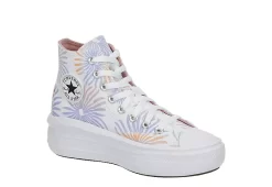 Converse Womens Chuck Taylor All Star Move High Top Sneaker - White