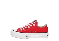 Converse Womens Chuck Taylor All Star Low Top Lift Sneaker - Red -Shoe Shop US 01 401831 03