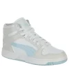 Puma Womens Rebound Lay Up Sneaker - White -Shoe Shop US 01 401839 00