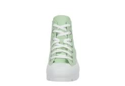 Converse Womens Chuck Taylor All Star Lugged High Top Sneaker - Green -Shoe Shop US 01 401854 02