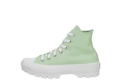 Converse Womens Chuck Taylor All Star Lugged High Top Sneaker - Green -Shoe Shop US 01 401854 03