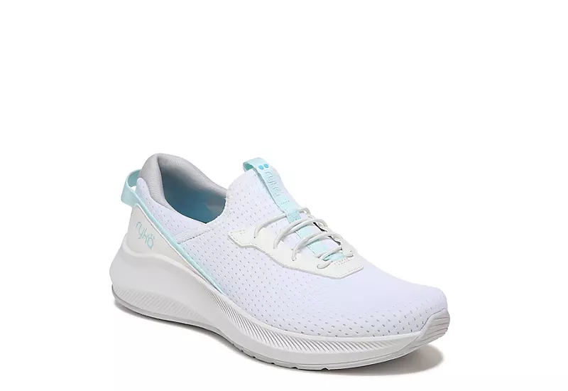 Ryka Womens Ferocity Slip On Sneaker - White 3 Ryka Womens Ferocity Slip On Sneaker - White