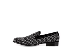 Stacy Adams Mens Swagger Studded Slip On Oxford - Black -Shoe Shop US 01 420069 03