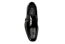 Stacy Adams Mens Abram Moc Toe Bit Slip On Oxford - Black -Shoe Shop US 01 420070 05