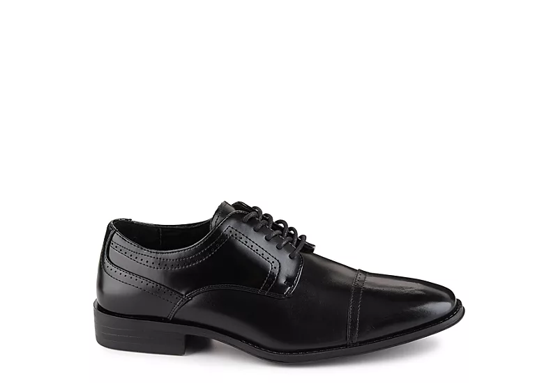 Stacy Adams Mens Waltham Cap Toe Oxford - Black 4 Stacy Adams Mens Waltham Cap Toe Oxford - Black - Image 2
