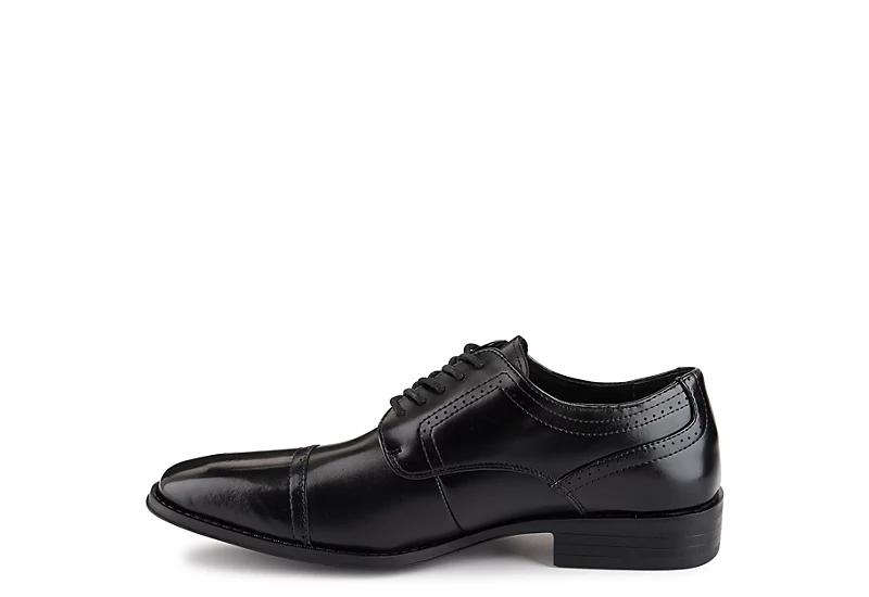 Stacy Adams Mens Waltham Cap Toe Oxford - Black 6 Stacy Adams Mens Waltham Cap Toe Oxford - Black - Image 4