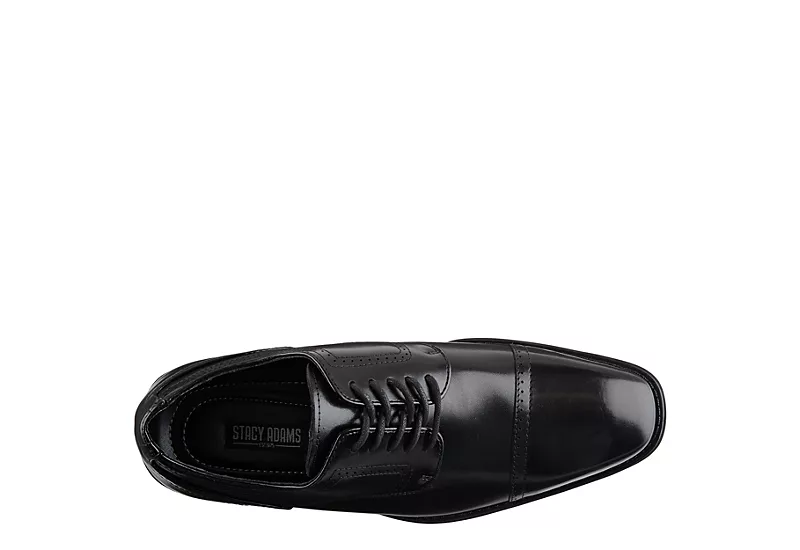 Stacy Adams Mens Waltham Cap Toe Oxford - Black 8 Stacy Adams Mens Waltham Cap Toe Oxford - Black - Image 6
