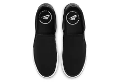Nike Womens Court Legacy Slip On Sneaker - Black -Shoe Shop US 01 430391 04