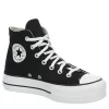 Converse Womens Chuck Taylor All Star High Top Platform Sneaker - Black -Shoe Shop US 01 431054 00