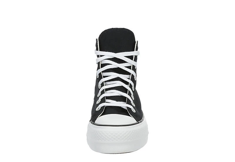 Converse Womens Chuck Taylor All Star High Top Platform Sneaker - Black 5 Converse Womens Chuck Taylor All Star High Top Platform Sneaker - Black - Image 3
