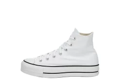 Converse Womens Chuck Taylor All Star High Top Platform Sneaker - White -Shoe Shop US 01 431055 03