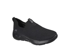 Skechers Womens Arch Fit Slip On Sneaker - Black