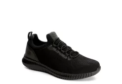 Skechers Mens Cessnock Slip Resistant Work Shoe - Black