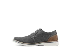 Nunn Bush Mens Barklay Canvas Oxford - Dark Grey -Shoe Shop US 01 500464 03